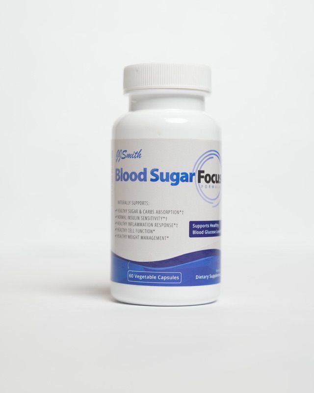 Blood Sugar Focus bottle, 60 vegetable capsules